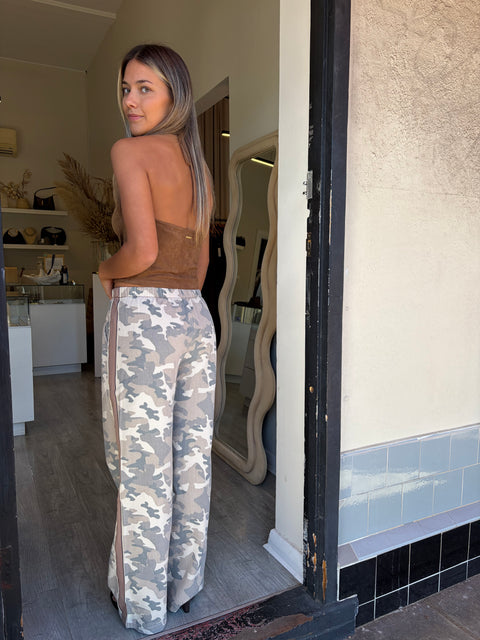DANTE DENIM PANT NEUTRAL CAMO
