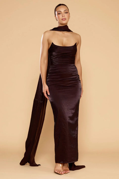 Evangeline Strapless Gown