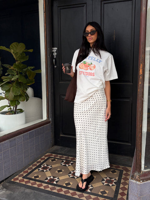 Coco Polka Dot Maxi Skirt