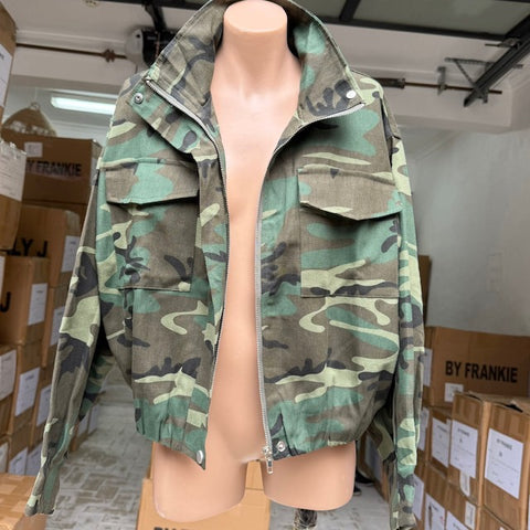 Rue Camo Bomber Jacket