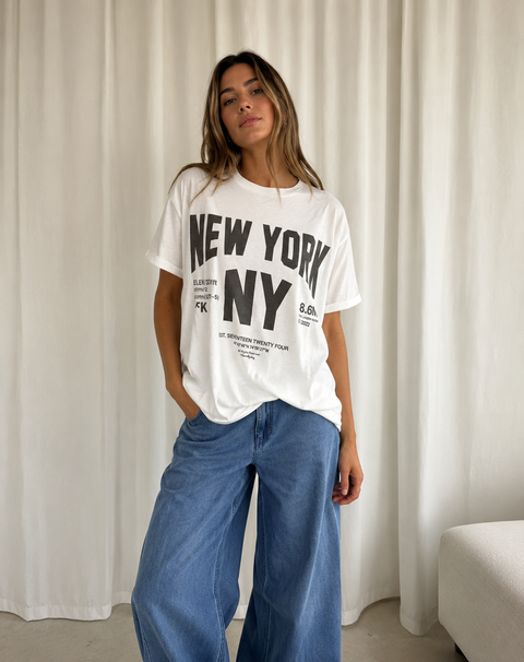 WELCOME TO NEW YORK - OVERSIZED TEE