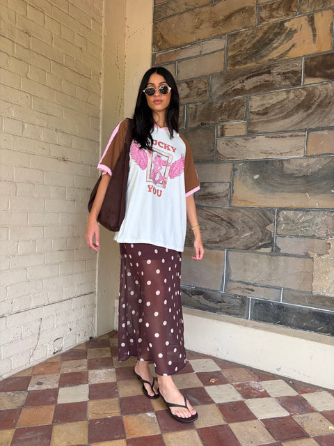 Veronica Polka Dot Skirt