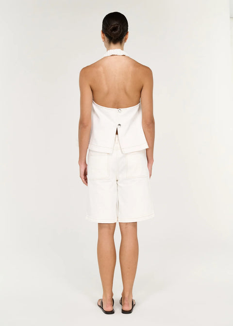 Nyra Denim Halter Top