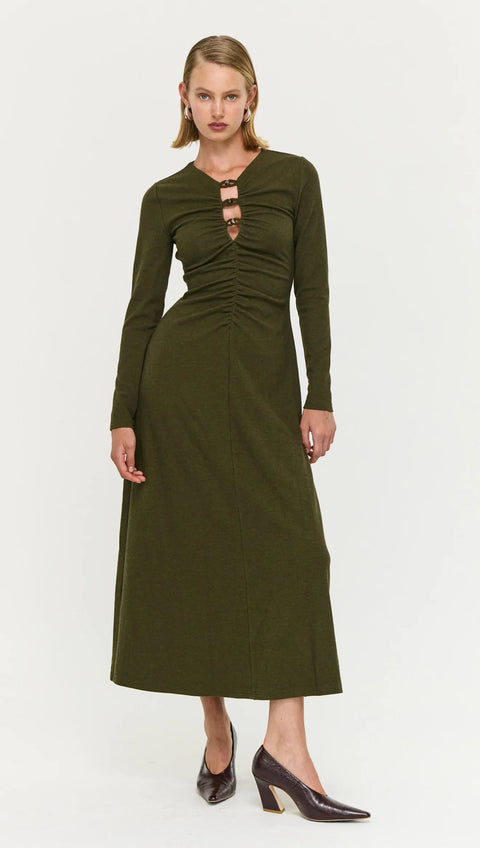 PRE ORDER - Farrah Rib Midi Dress