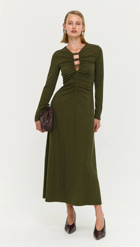 PRE ORDER - Farrah Rib Midi Dress