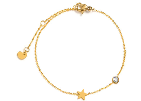 Star Gold Plated Bracelet
