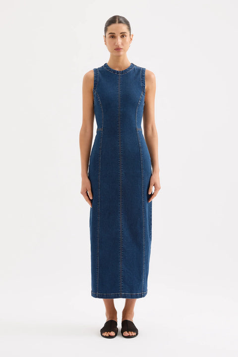 Ida Denim Maxi Dress