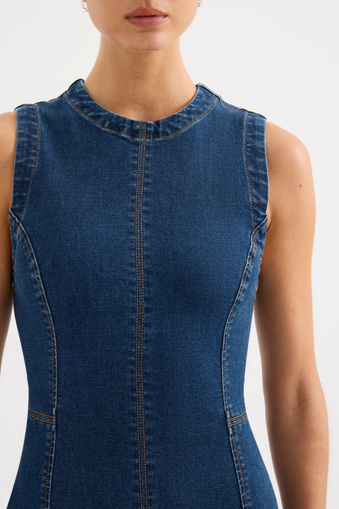 Ida Denim Maxi Dress