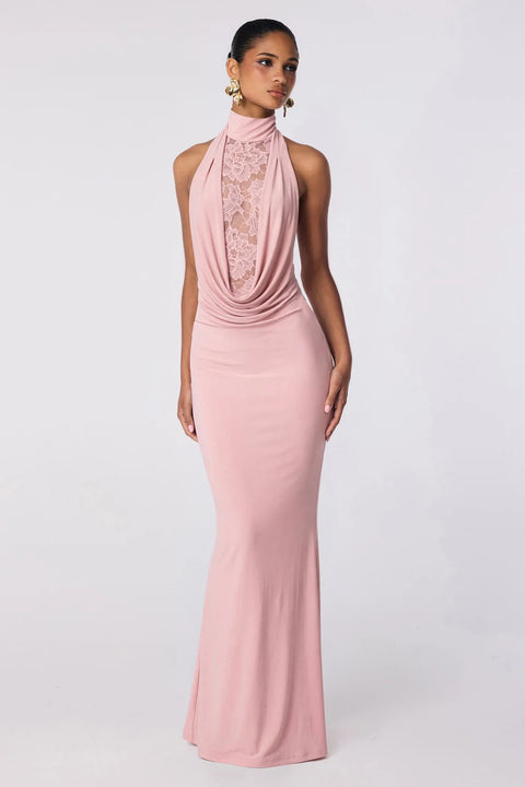 RHIANNA HALTER GOWN
