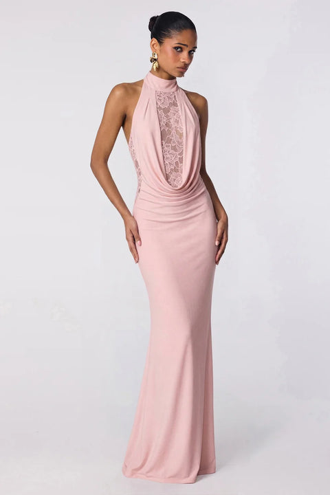 RHIANNA HALTER GOWN