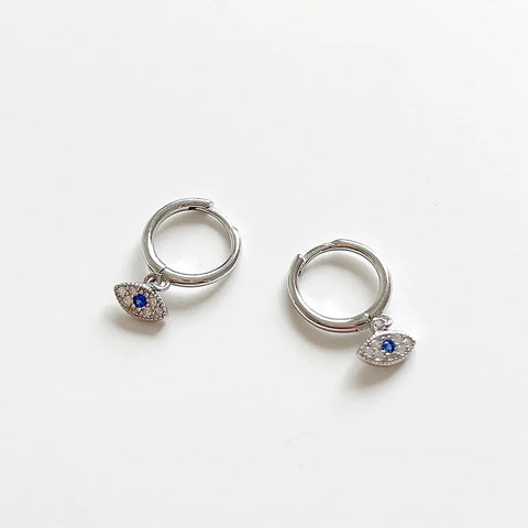 Silver Nazzar Piccolo Hoops