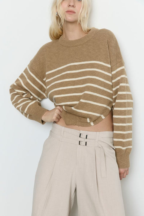 SOLENE STRIPE KNIT JUMPER