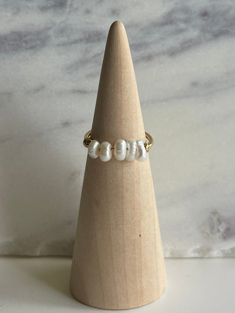 Pearl Gold Ring