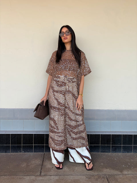 Lumiere Sequin Midi Dress