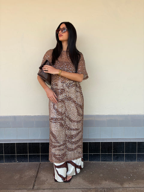 Lumiere Sequin Midi Dress