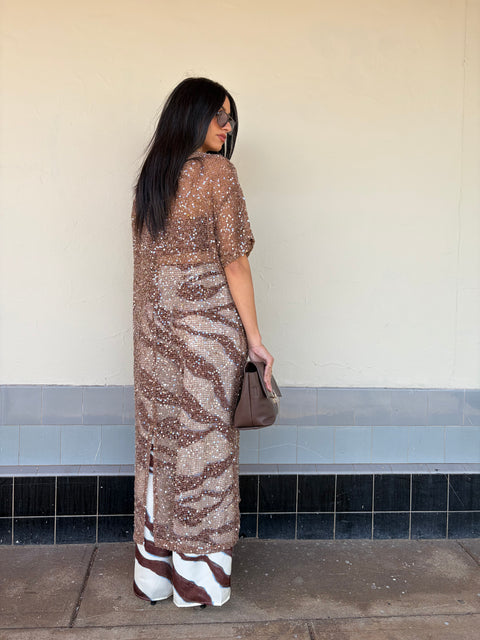 Lumiere Sequin Midi Dress