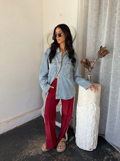 Lucky Tiger Denim Shirt