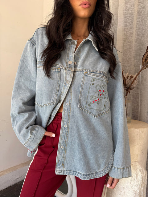 Lucky Tiger Denim Shirt