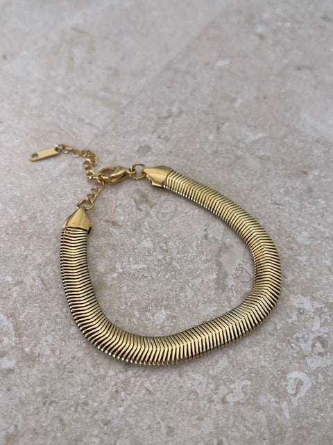 Gold Snake Chain Bracelet