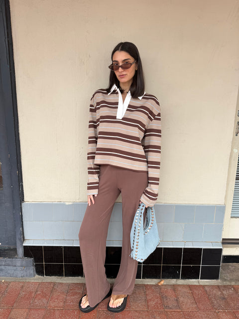 Valerie Relaxed Rugby Top