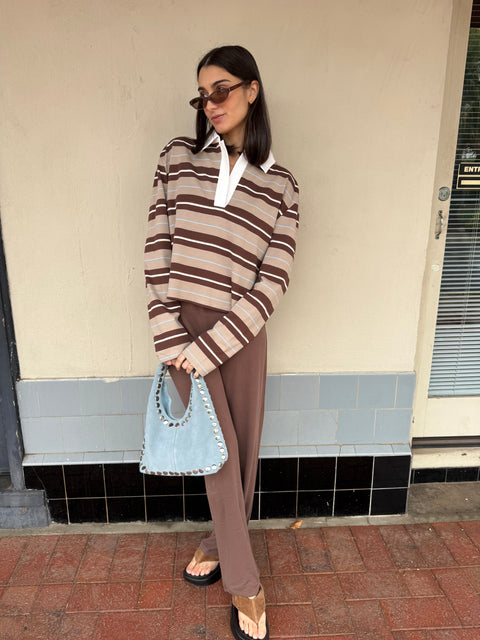 Valerie Relaxed Rugby Top