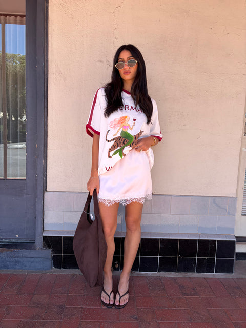 Hailey Lace Trim Skirt