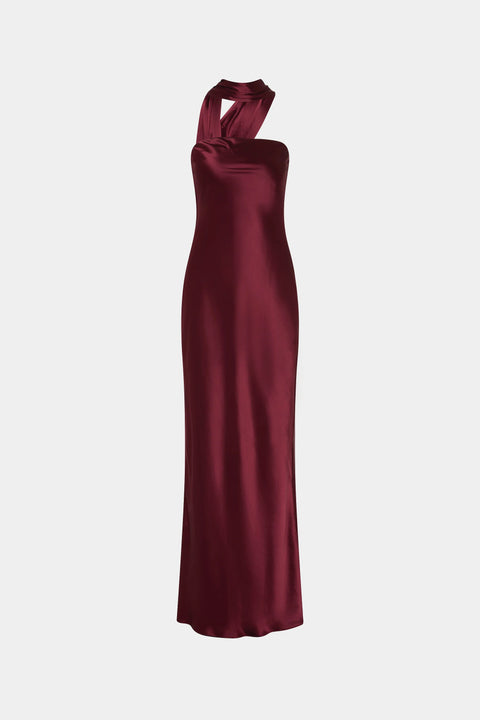 The 'Lilia' Satin Maxi Dress