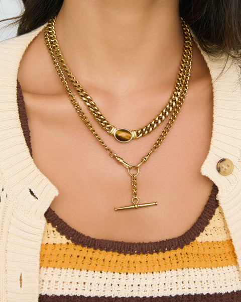 Odette Necklace - Tiger's Eye