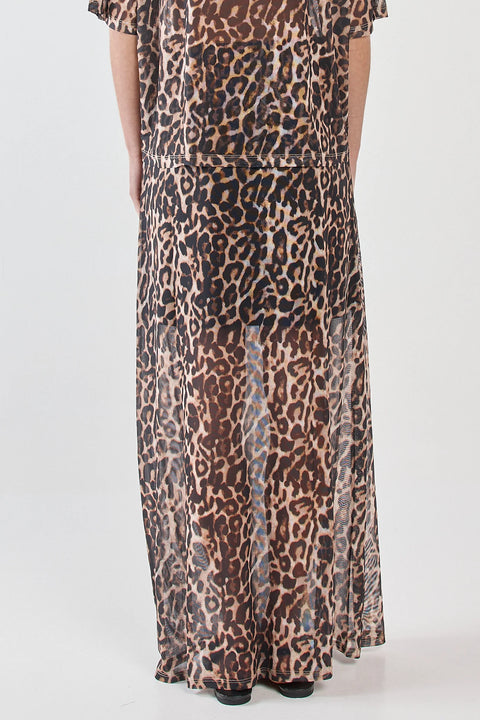 Oxley Print Mesh Skirt