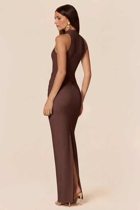 Petra High-Neck Maxi