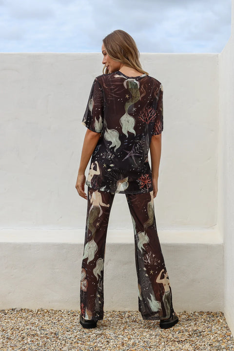 ODESSA MERMAID MESH PANTS