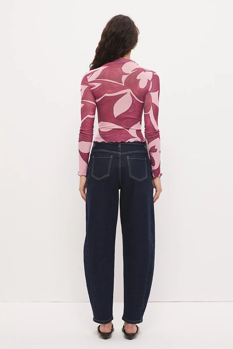 Peta Mock Neck Top