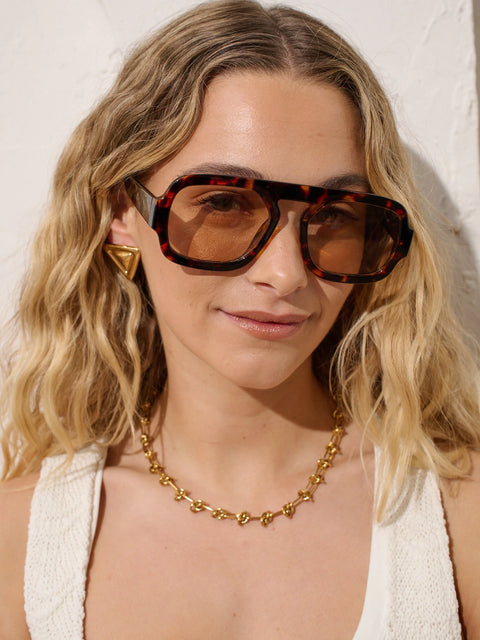 Retro Aviator Sunglasses