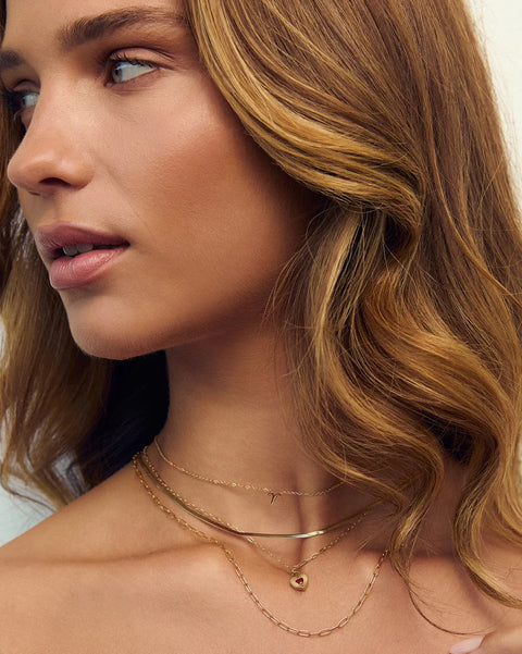 Ruby Heart Necklace