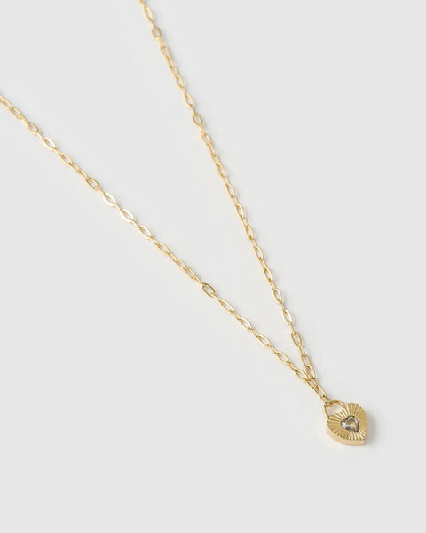 Ruby Heart Necklace