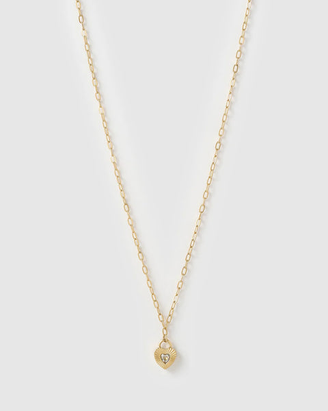 Ruby Heart Necklace