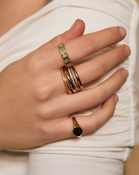 Sage Gold Ring