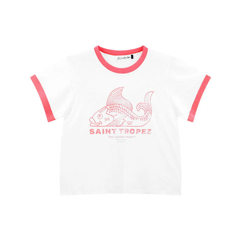 Saint Tropez Fish Perfect Ringer Tee