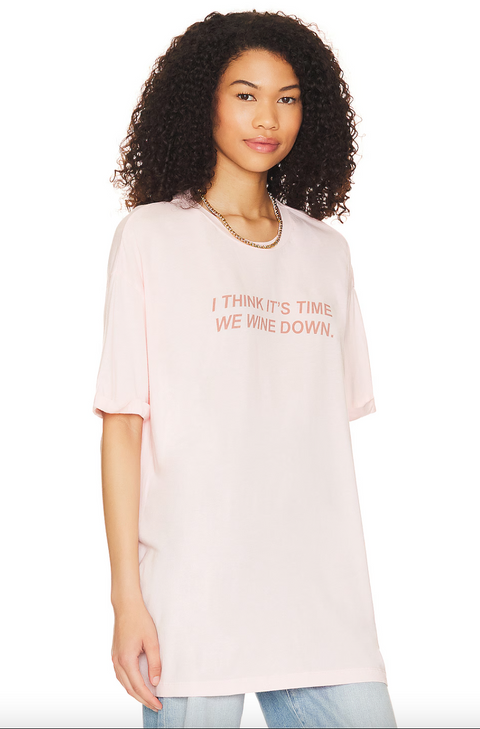 Wine Down Oversized Tee
