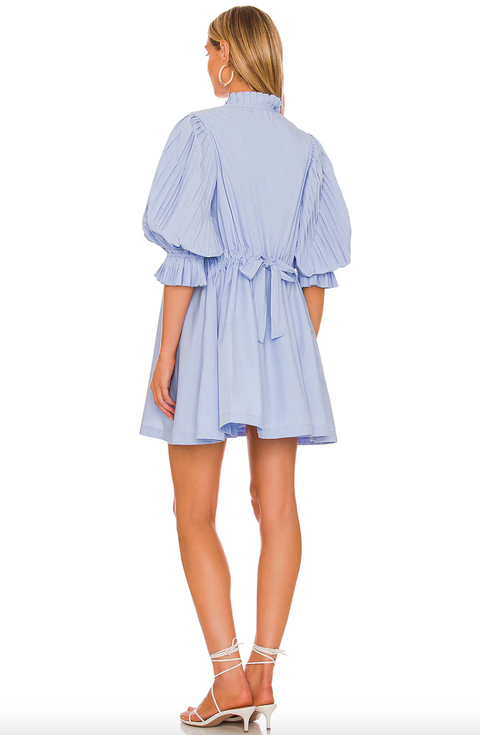 FOCUS PLEAT SMOCK DRESS