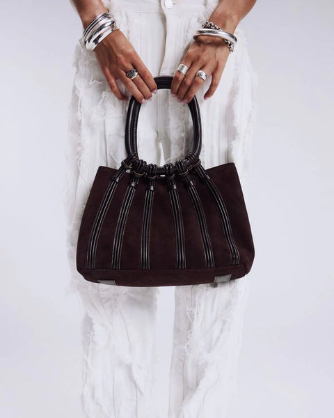The Sloane in Cocoa Suede + Leather