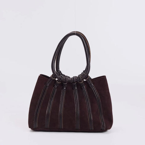 The Sloane in Cocoa Suede + Leather