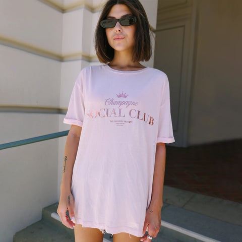 Champagne Social Club Oversized Tee