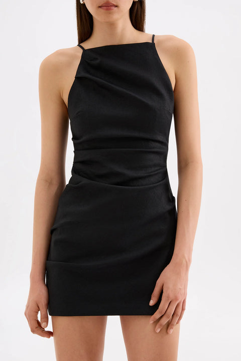 TALITHA LINEN MINI DRESS