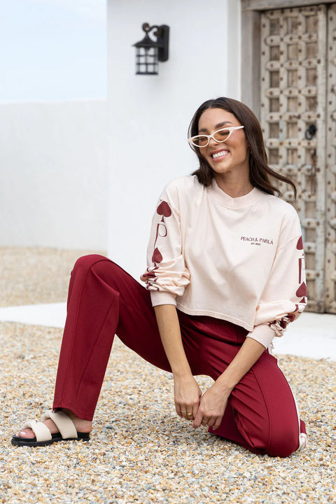 Spades Logo Crop Tee