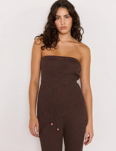 KEANI STRAPLESS KNIT TOP