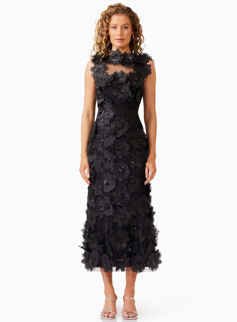 CHERRY BLOSSOM MIDI DRESS