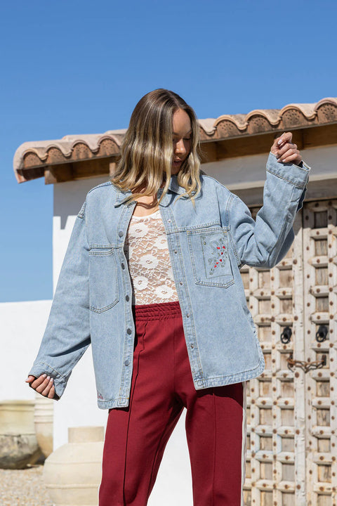 Lucky Tiger Denim Shirt