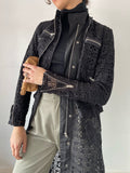 Lace trench