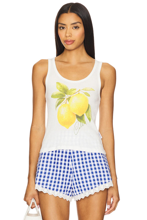 Lemoncello Rib Tank Top